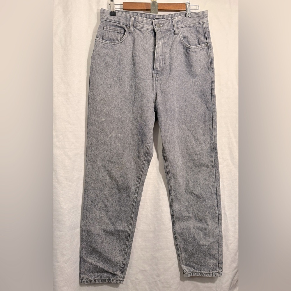 Nasty Gal Organic - Black Stone Washed Jeans Size 10
